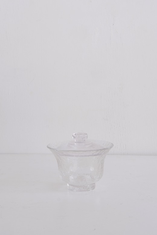 glass tea set - frost