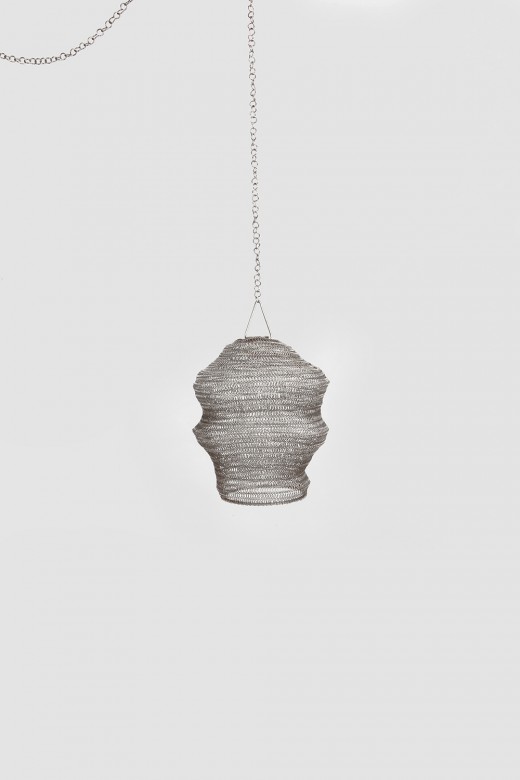knitted wire lamp shade - small
