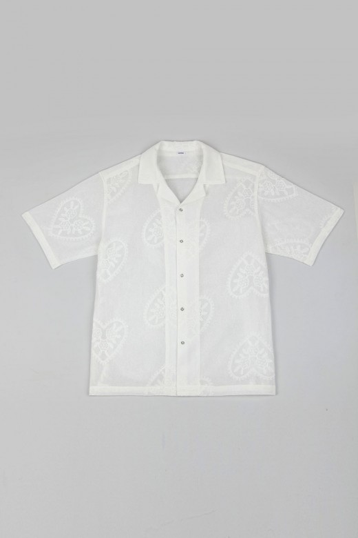 quinoa woven shirts - heart big