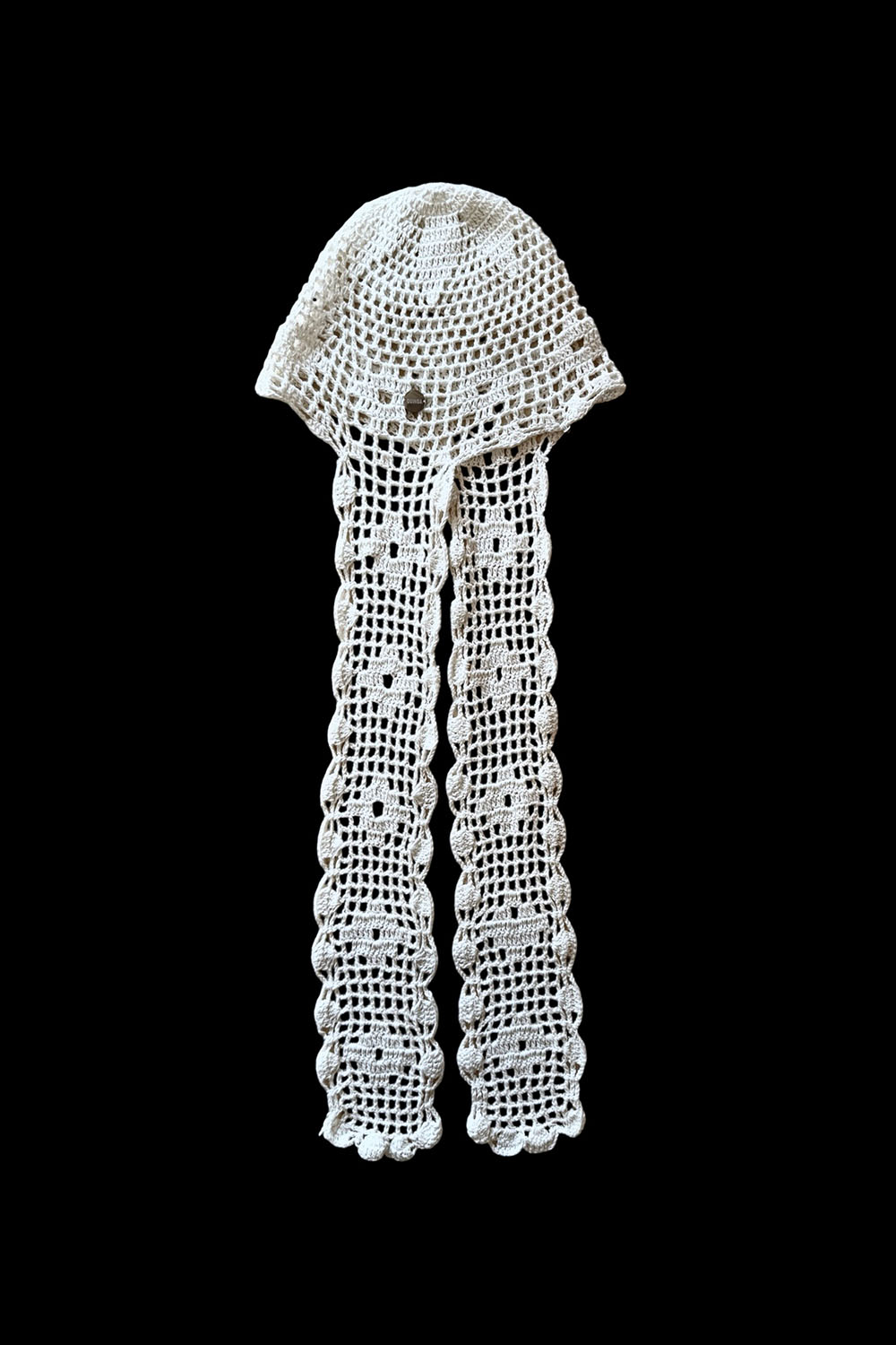 woven hat long ear - ecru (예약11/17)