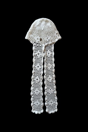 woven hat long ear - ecru (예약11/17)