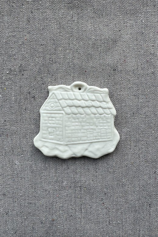 ceramic wall ornament - house