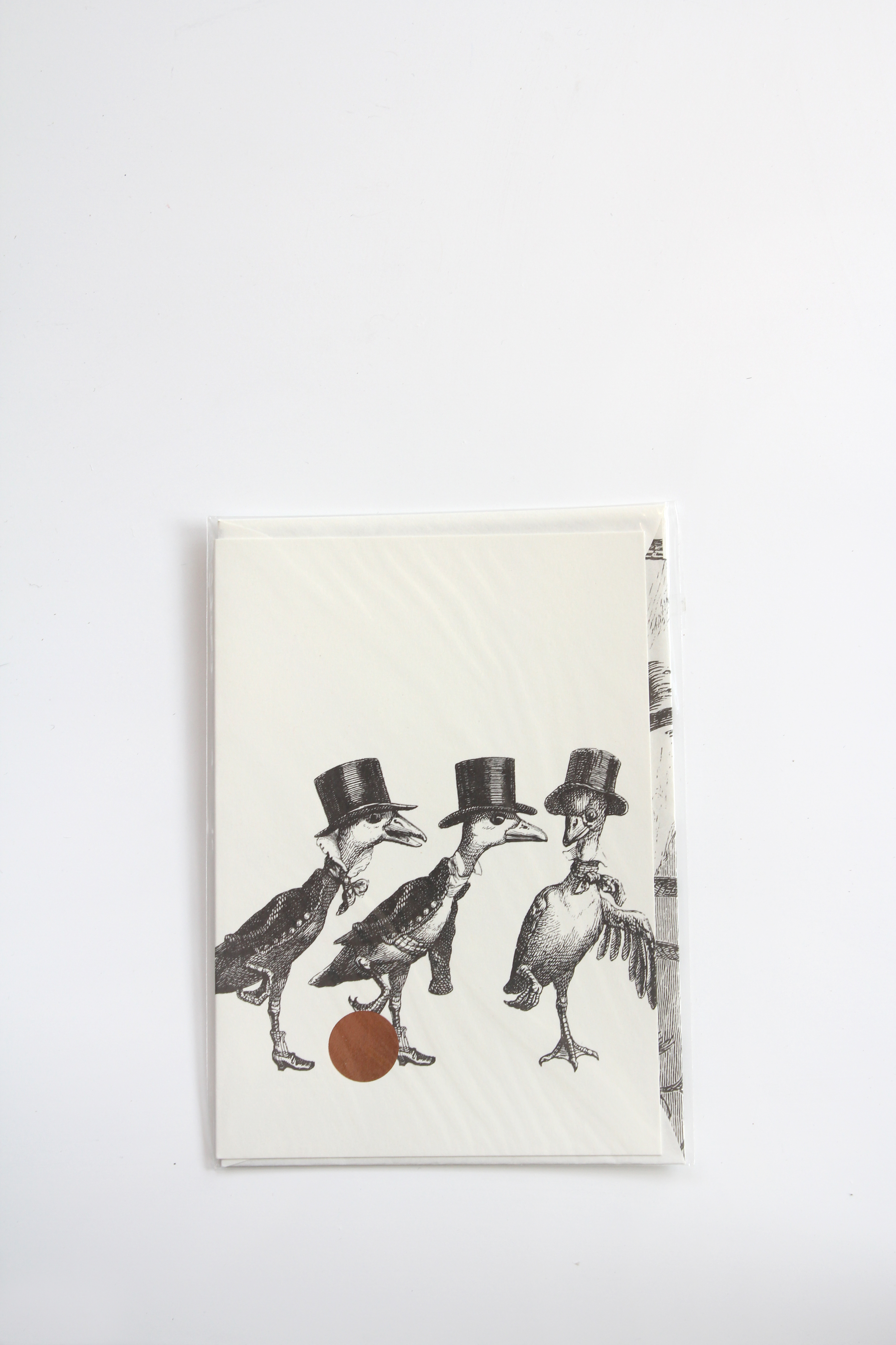 message card - duck