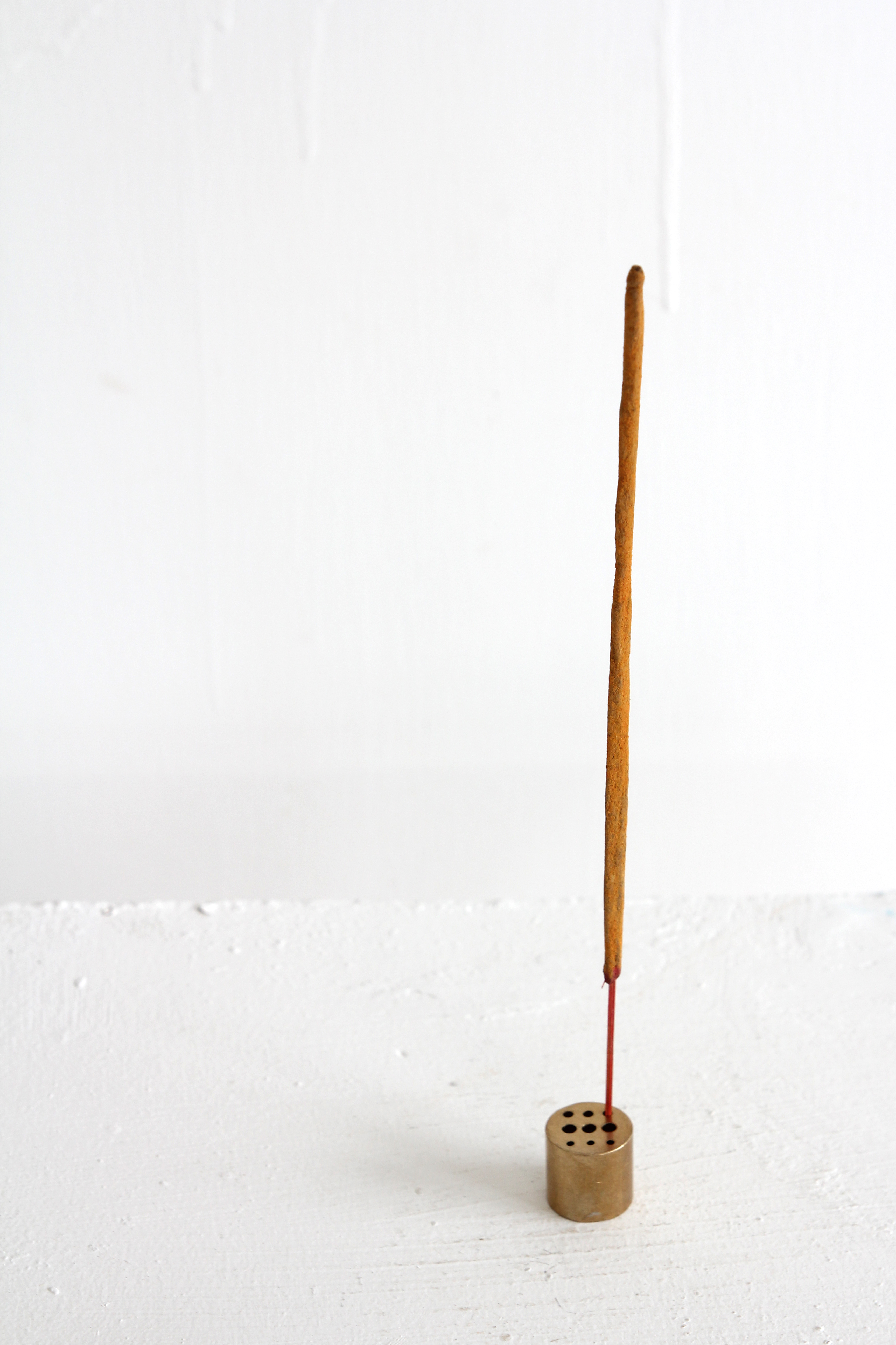 brass incense holder - big