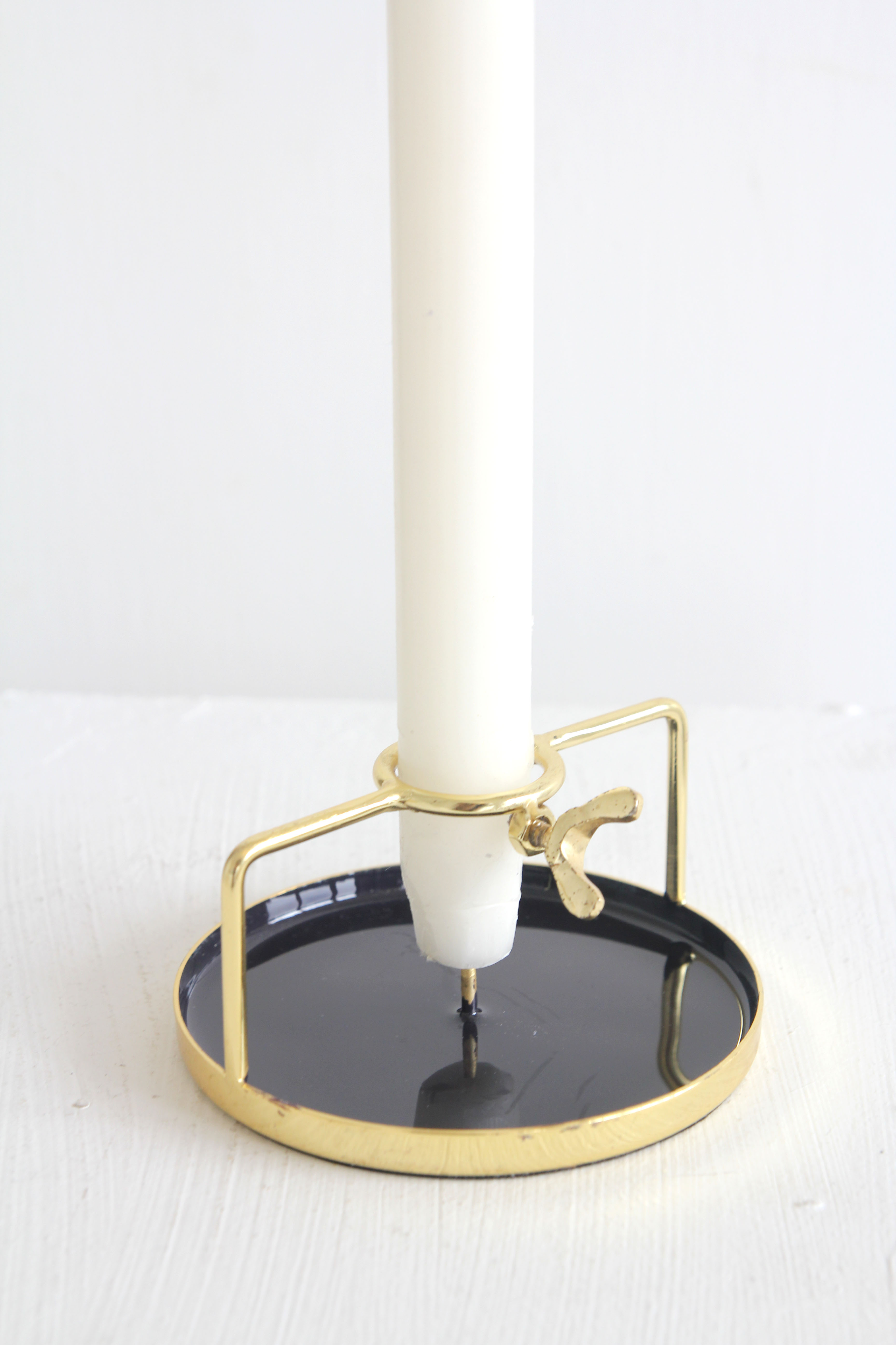 brass - candle holder