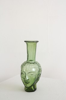 face carafe - green