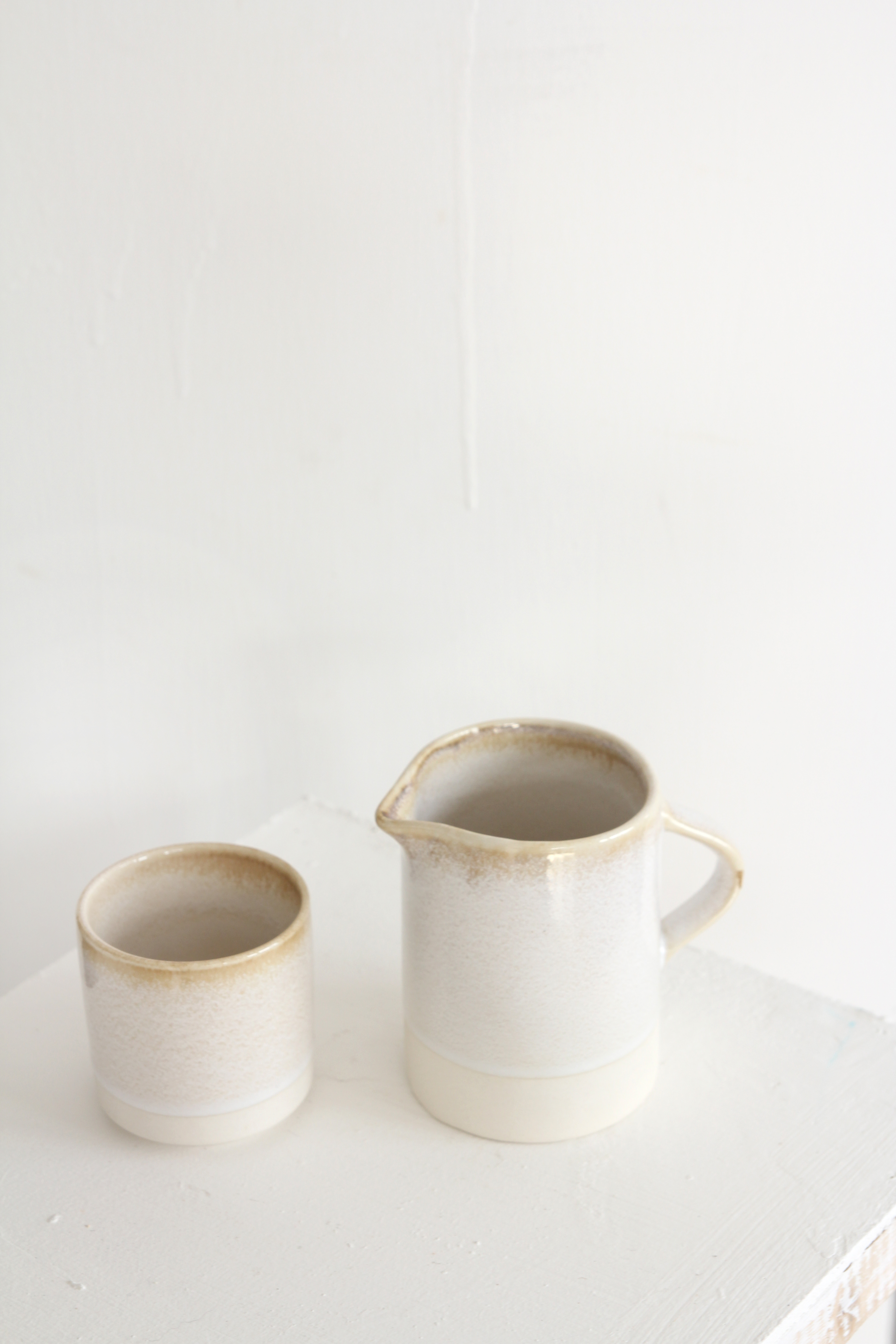 ceramic jug - beige