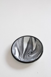 enamel dish small - marble