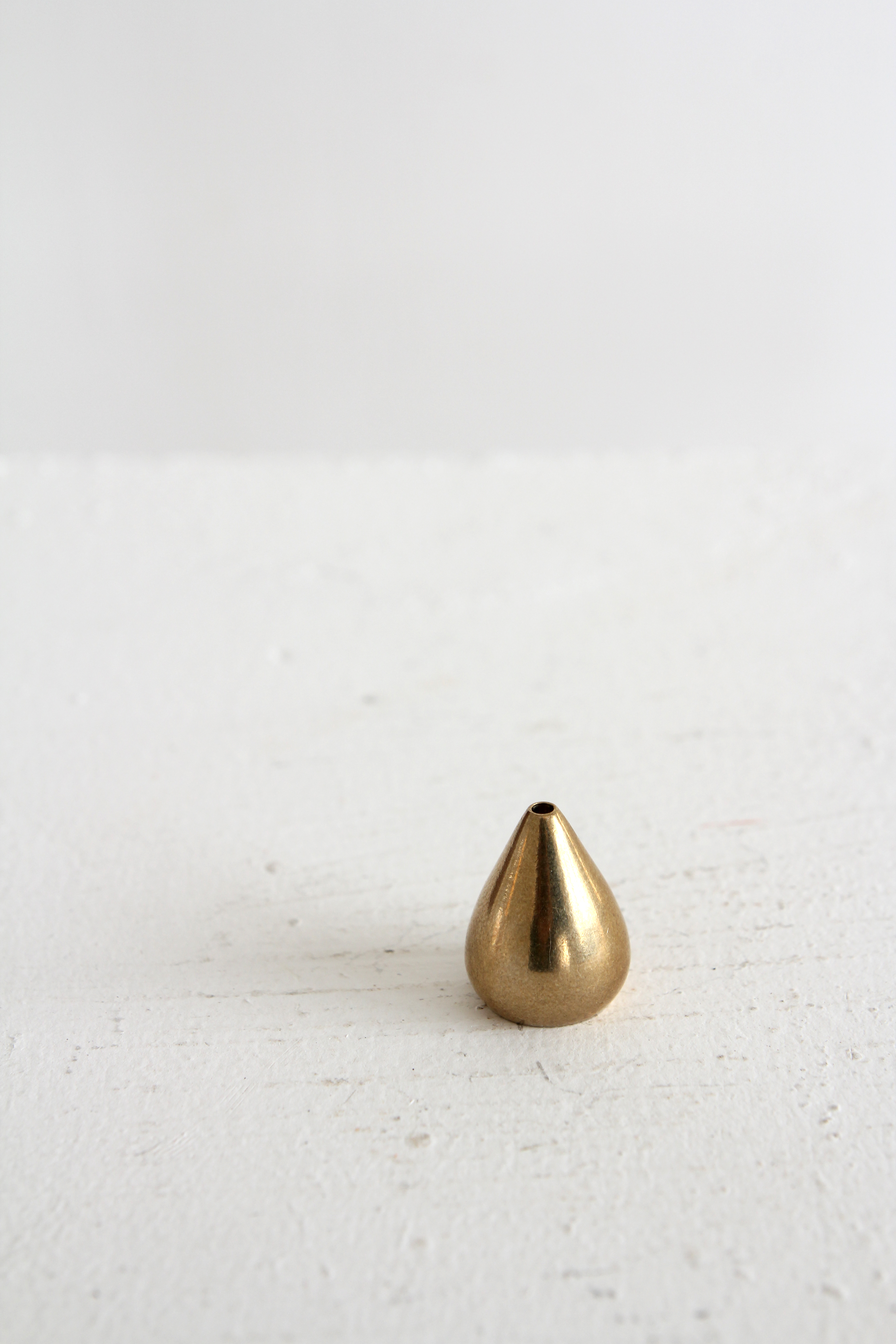 brass incense holder - drop