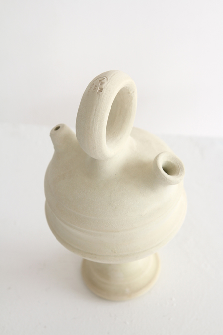 salt clay vase - small