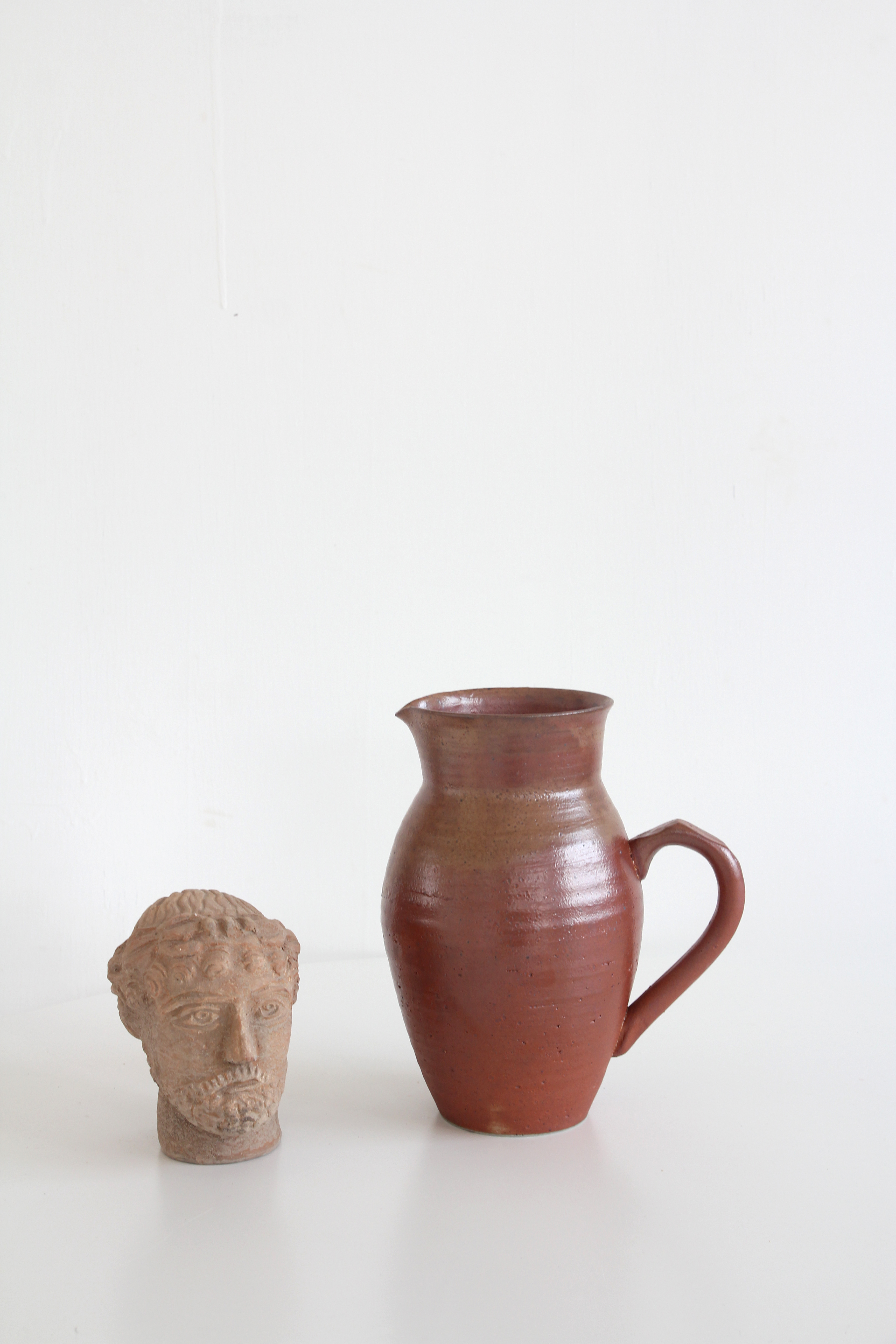 ceramic jug - brown