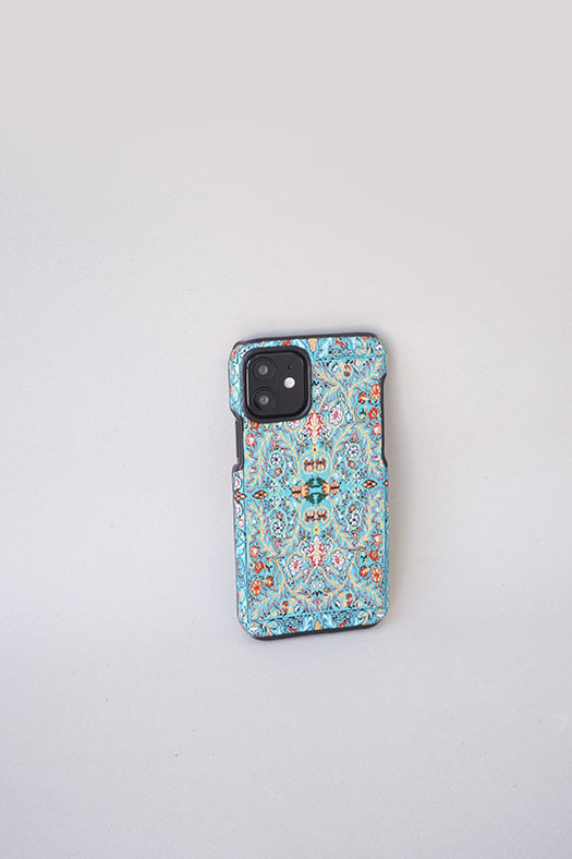 woven iphone case - mint