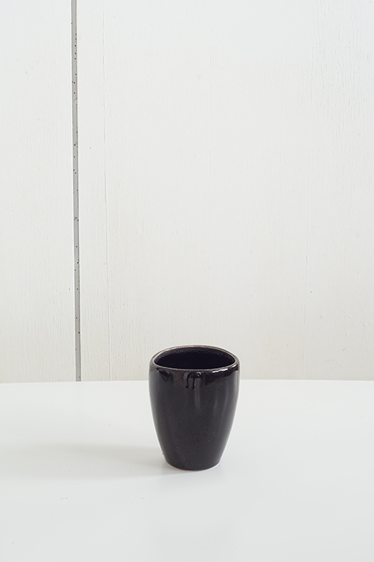 ceramic cup - black