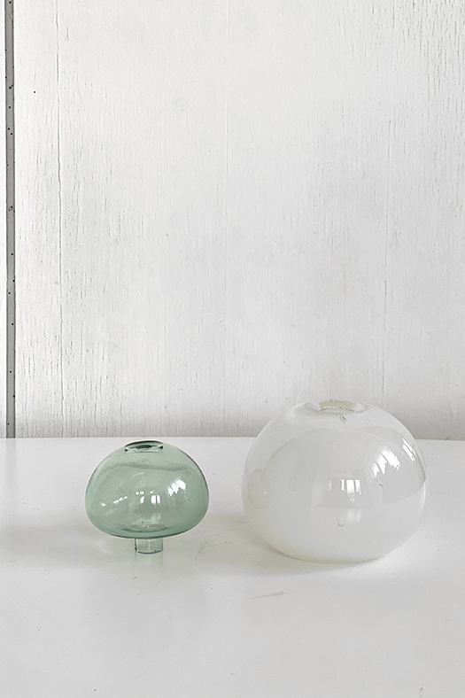 fungus vase - green