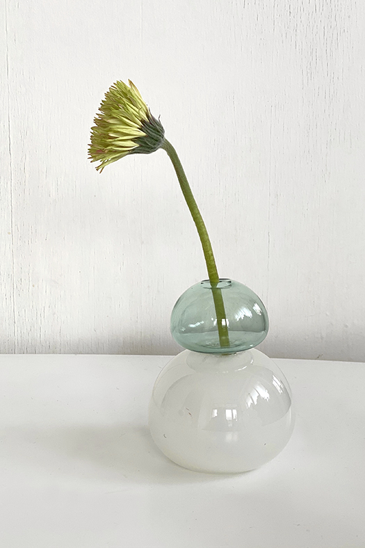 fungus vase - green