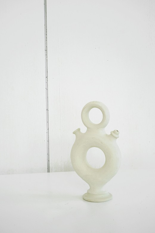 salt clay round vase - small