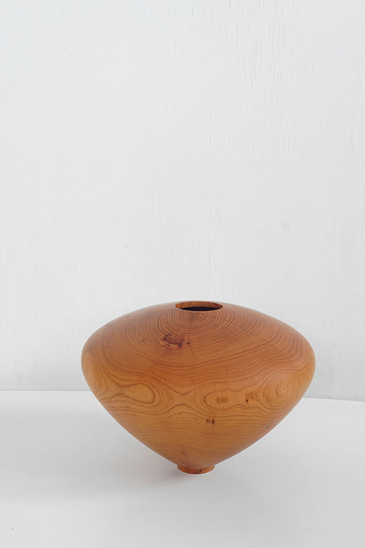 wooden vase