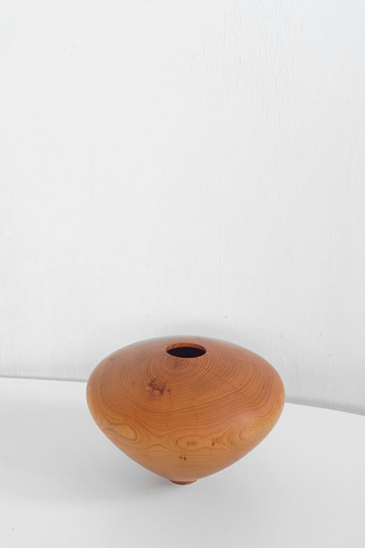 wooden vase