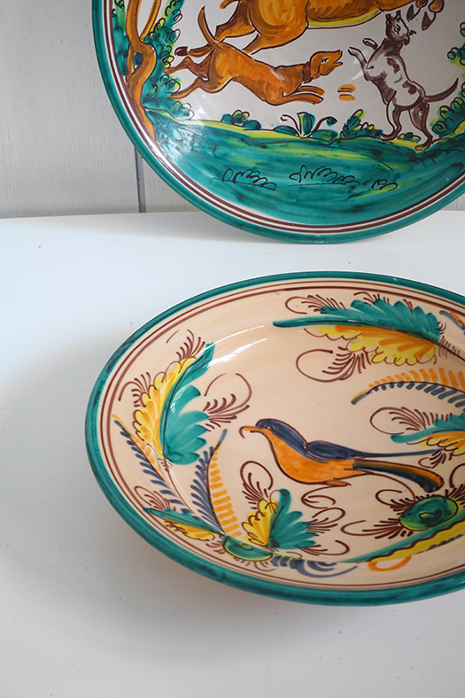 ceramic plate-bird