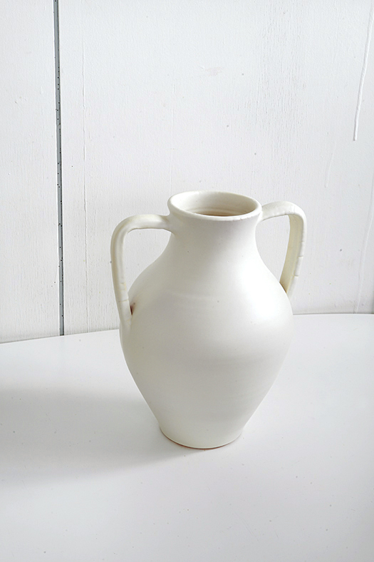 white matt vase