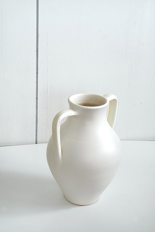 white matt vase