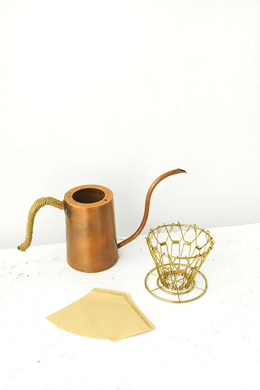 brass coffee dripper