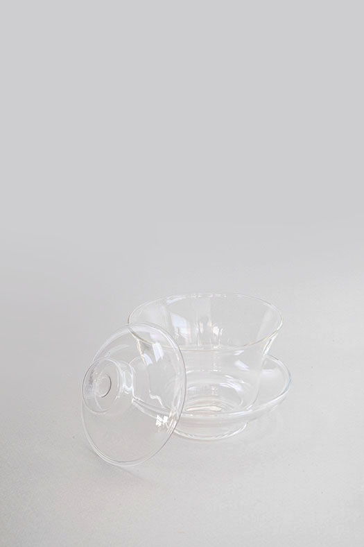 glass tea bowl set