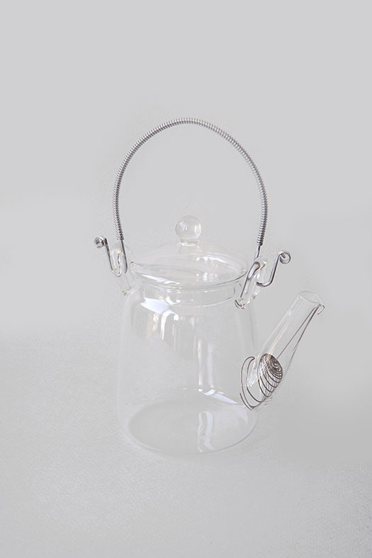 glass teapot