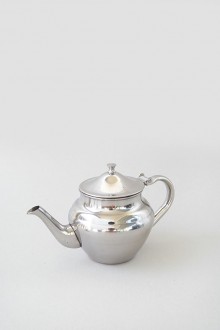 steel teapot