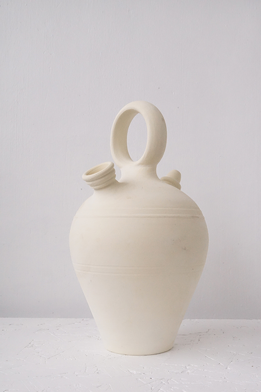 salt clay vase - oval M