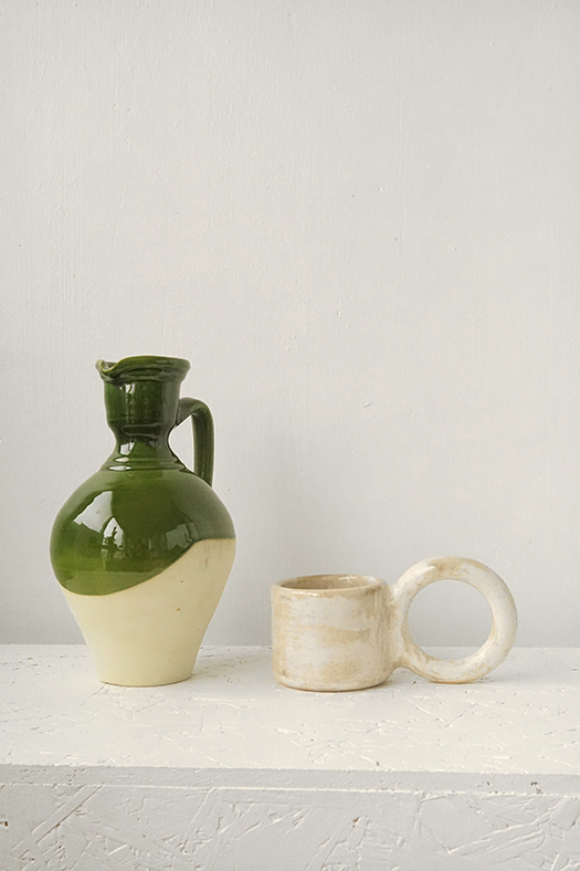 salt clay jug - GM