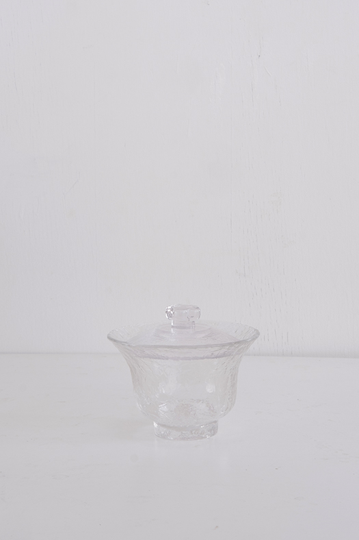 glass tea set - frost