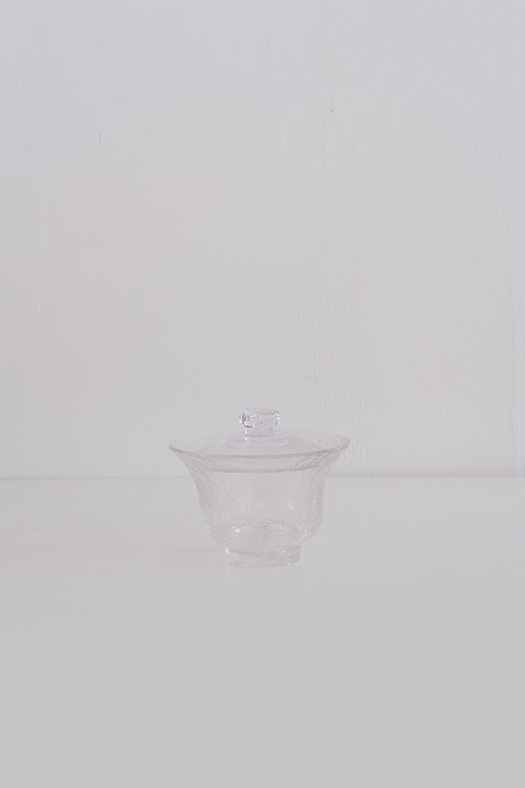 glass tea set - frost