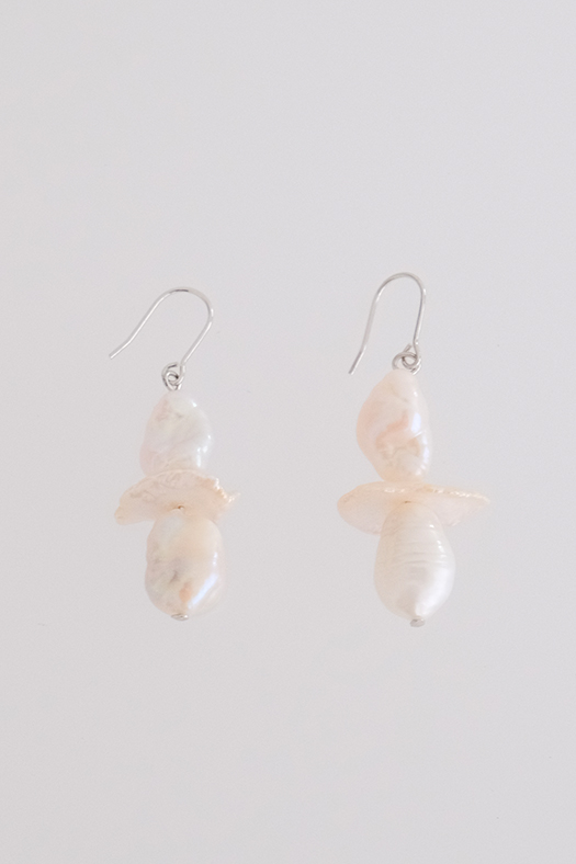 Pearl earrings