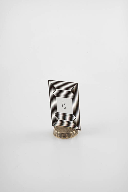 brass memo holder series