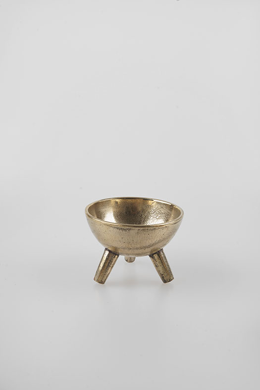 brass foot bowl