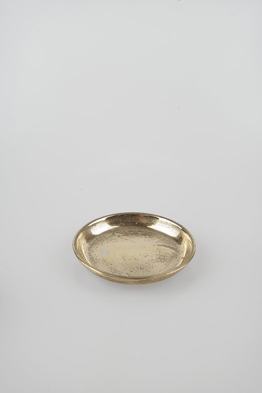 round brass tray