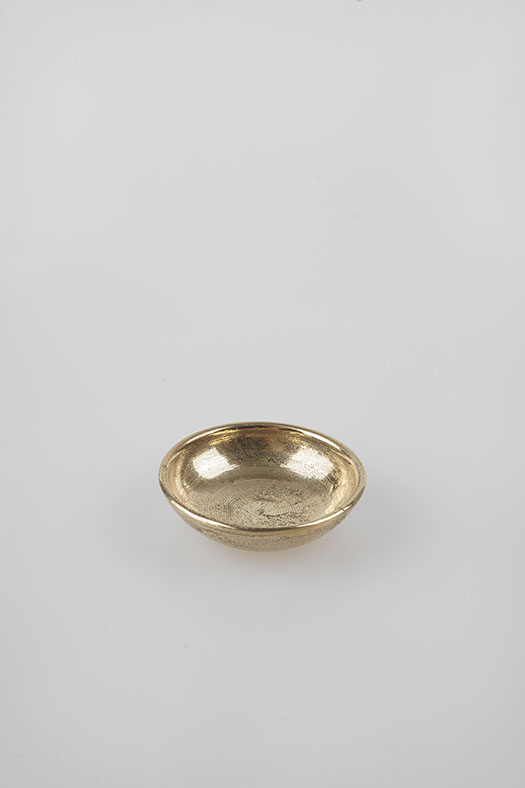 round brass tray