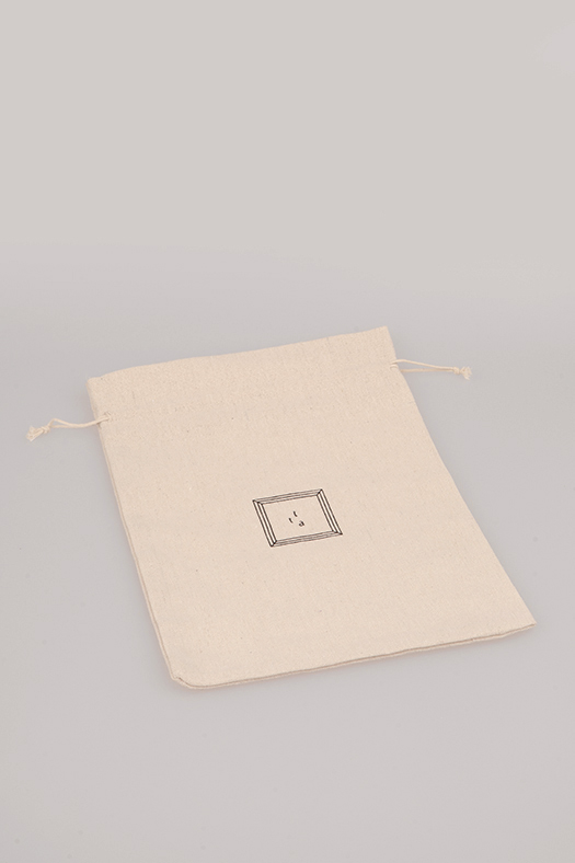 cotton pouch - L