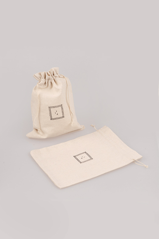 cotton pouch - L