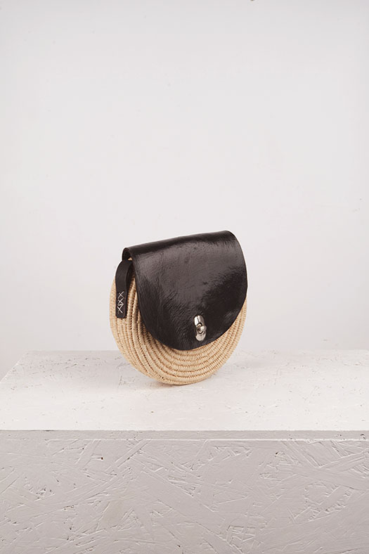 leather basket bag