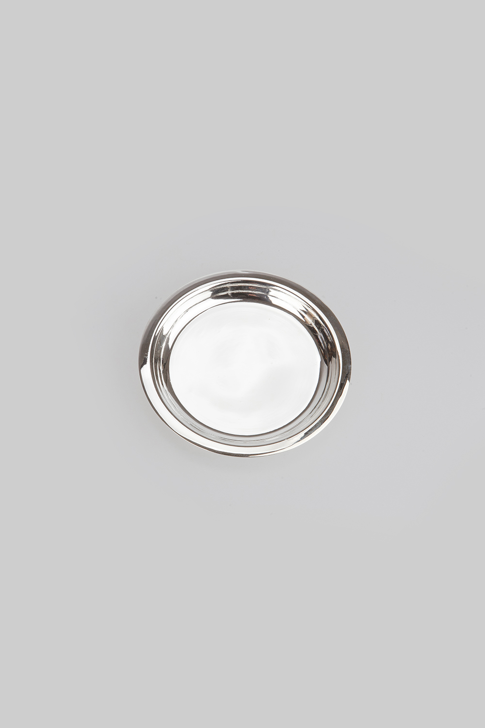 silver tray - circle