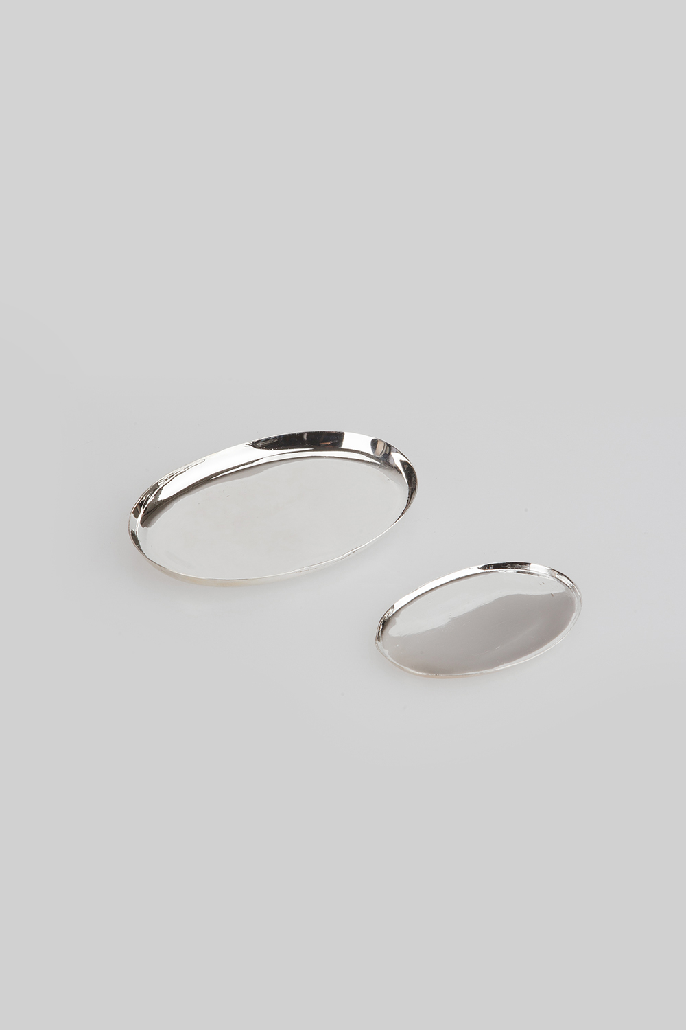 silver tray - oval