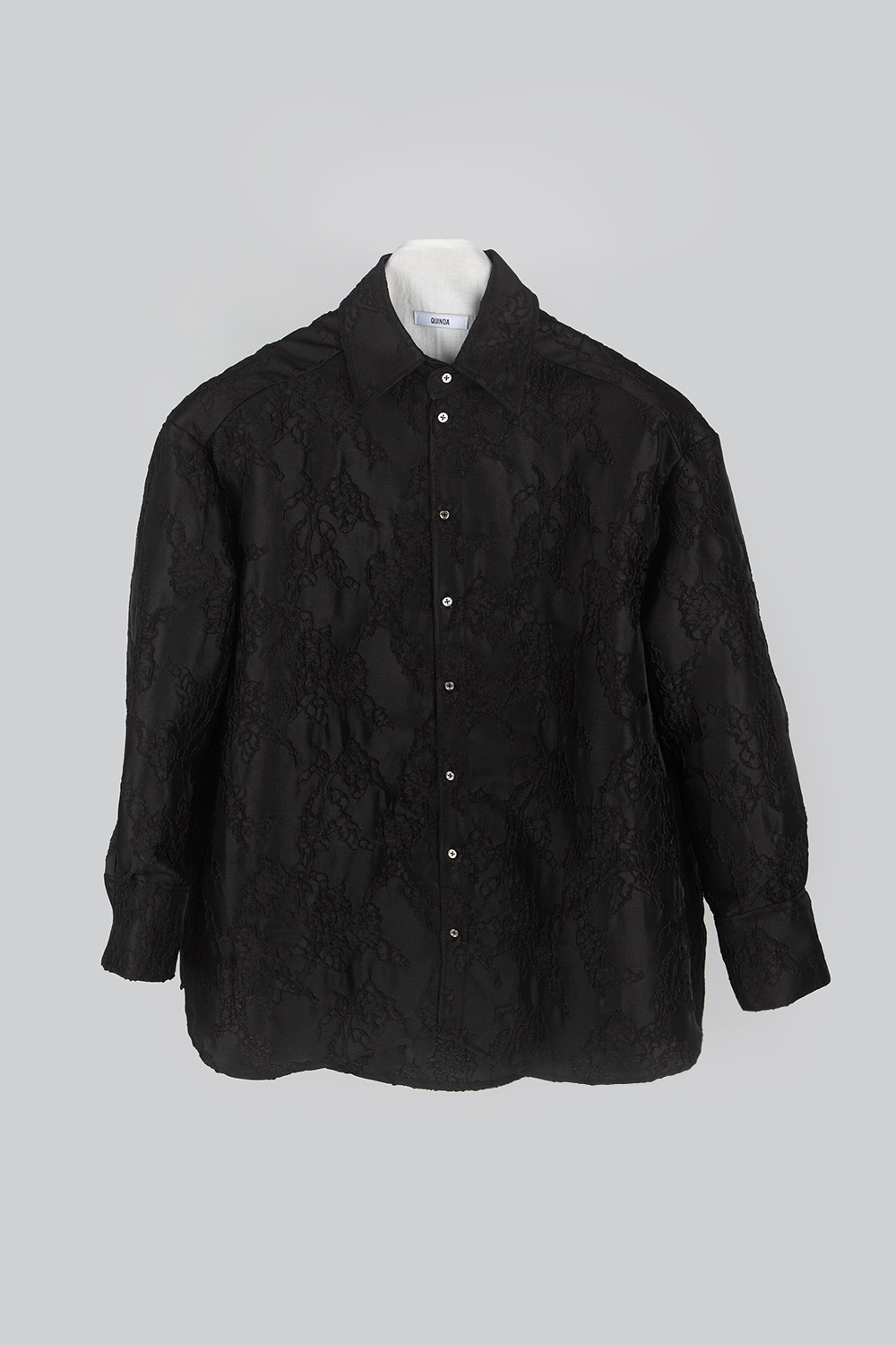 quinoa woven shirts - black