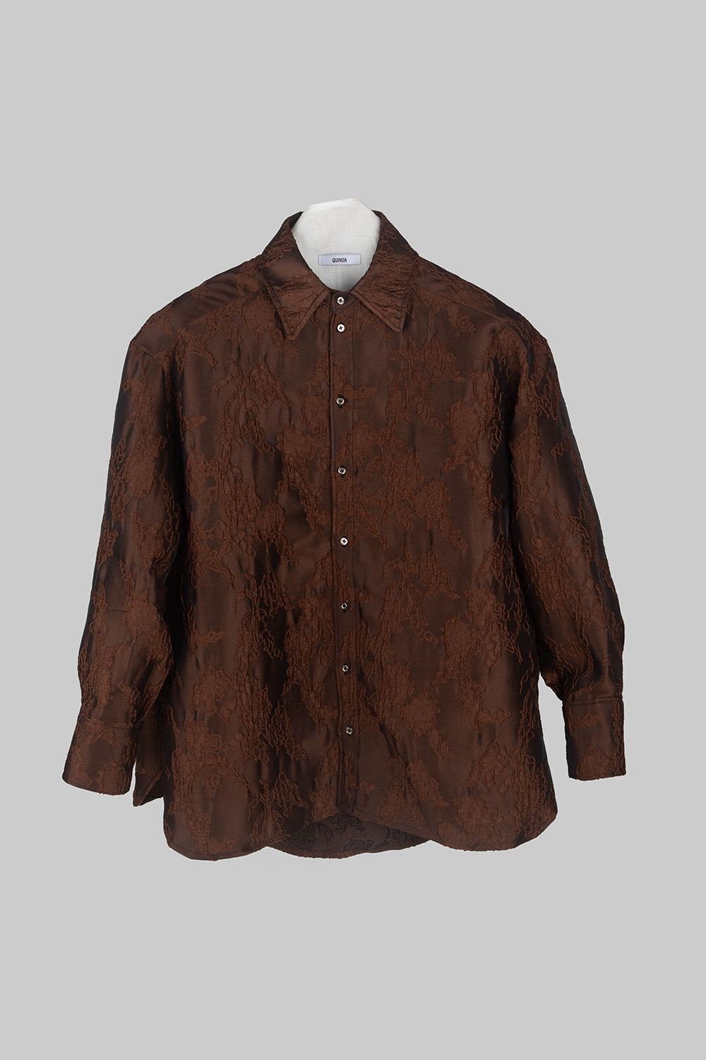 quinoa woven shirts - brown