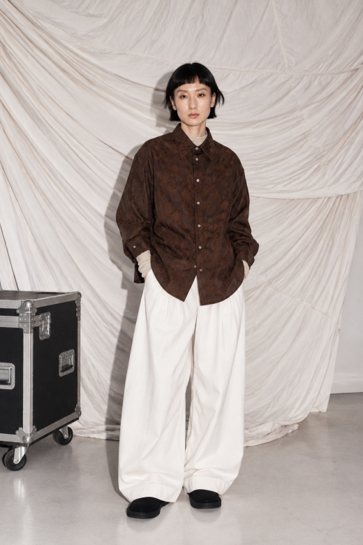 quinoa woven shirts - brown