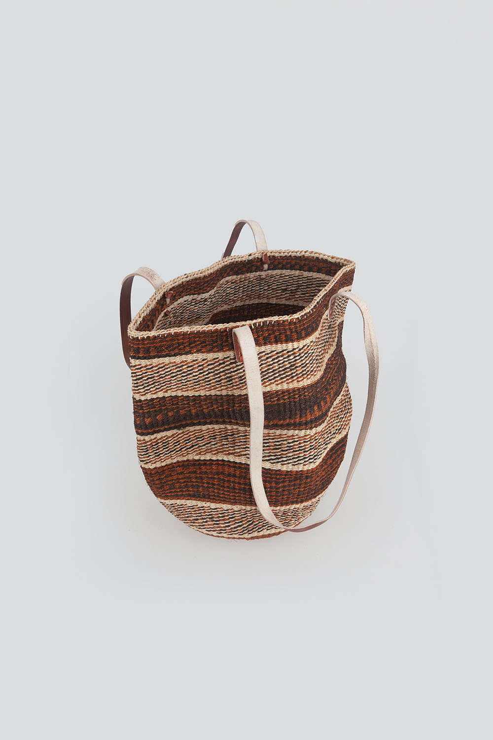 woven market bag - beige