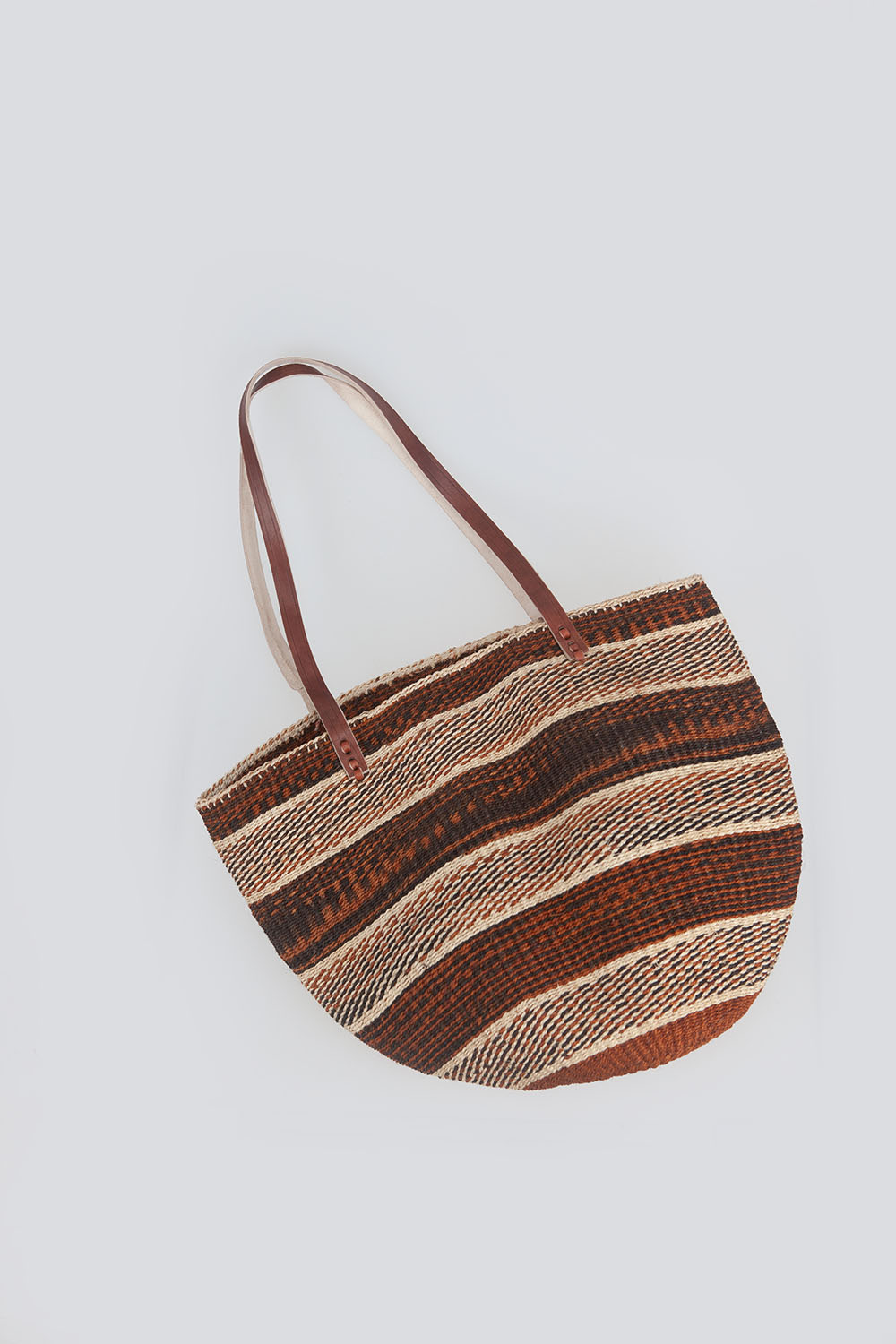 woven market bag - beige