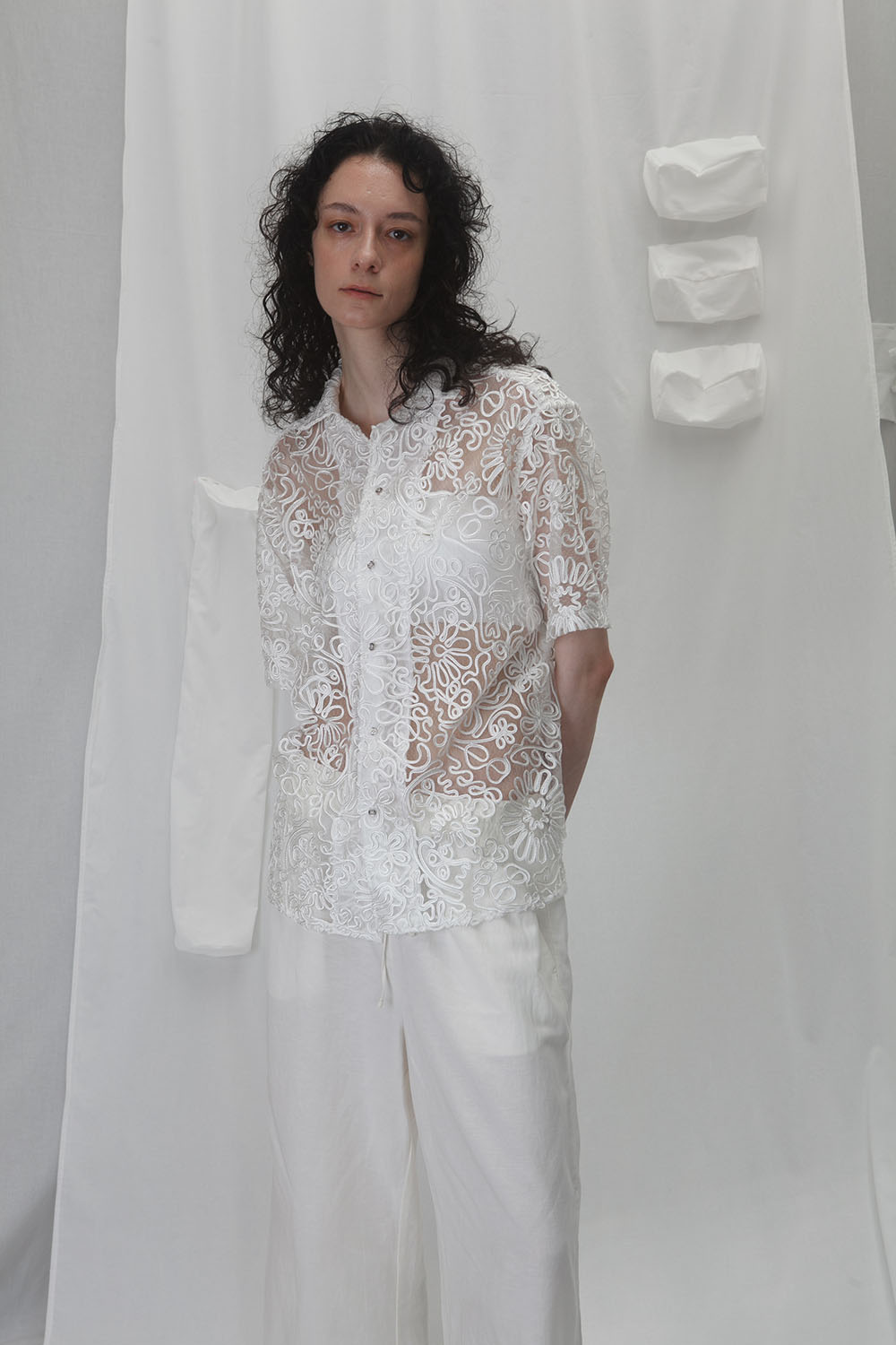 quinoa woven shirts - drawing