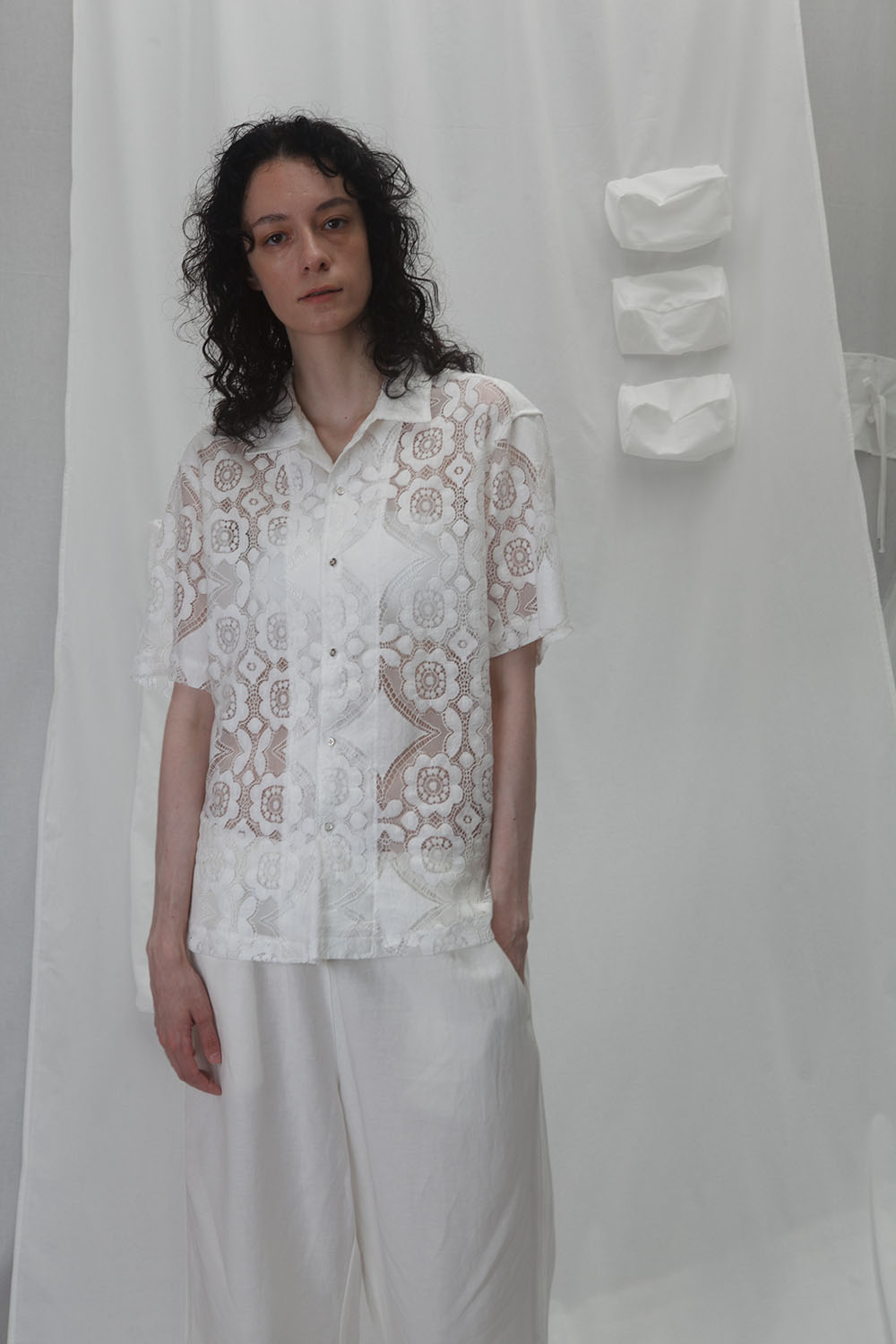 quinoa woven shirts - diamond